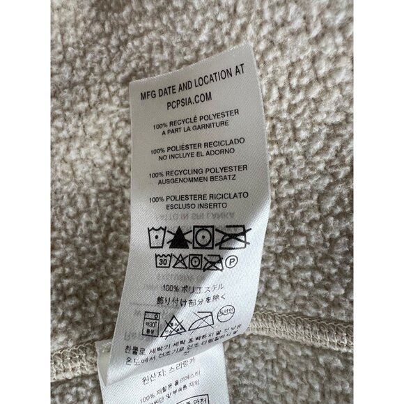 Patagonia Womens Women's Better Sweater 1/4-Zip Oyster White Pullover Medium - Picture 6 of 14